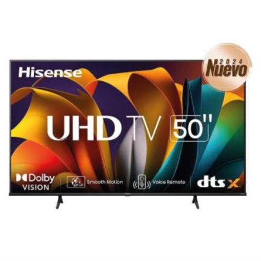 Imagen de Televisor Hisense 50" A6NV 4K Smart Vidaa Wi-Fi HDMI USB 3840 2160 RGB