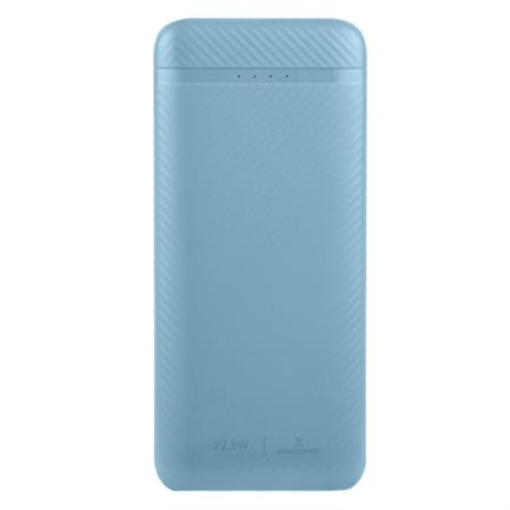 Imagen de POWER BANK PERFECT CHOICE CARGA RAPIDA 22.5W CON CABLE TIPO C BOLT AZUL