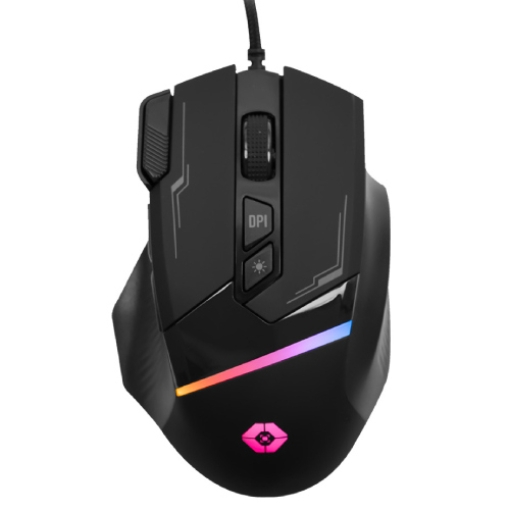 Imagen de MOUSE PERFECT CHOICE GAMER 8D 7200 DPI  TRAPPER XTREME
