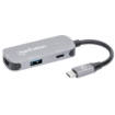 Imagen de Docking Manhattan USB-C  3 Ptos HDMI 4K 60Hz USB-C
