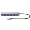 Imagen de Estacion Docking Manhattan USB-C con lector de tarjetas