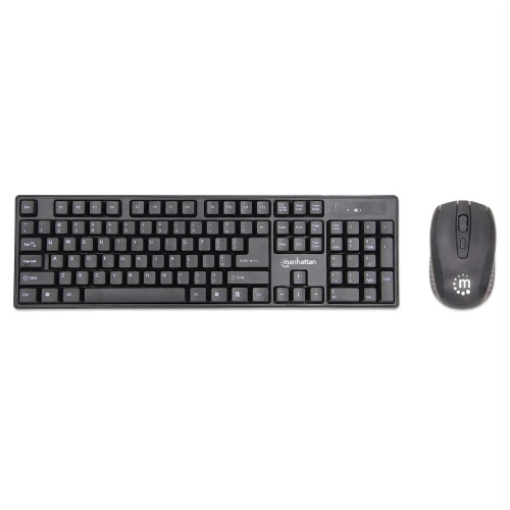 Imagen de Teclado y mouse Manhattan optico inalambrico combo