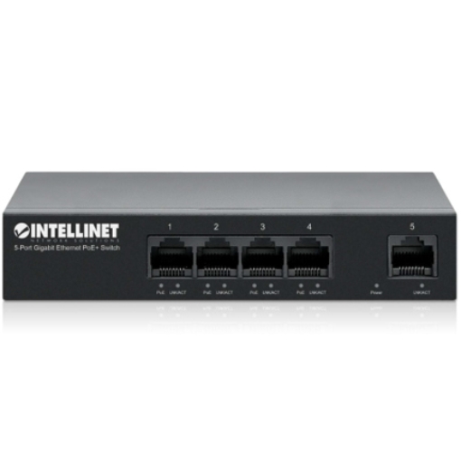 Imagen de PoE Switch Intellinet GB  5 ptos 30W pto 40W