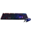 Imagen de Kit Gamer Perfect Choice Teclado Transparente + Mouse Helumo Alámbrico Ergonómico y Resistente