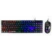 Imagen de Kit Gamer Perfect Choice Teclado Transparente + Mouse Helumo Alámbrico Ergonómico y Resistente