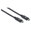 Imagen de Cable Manhattan USB-C V3.2 C-C  1.0M 10Gbps 100W