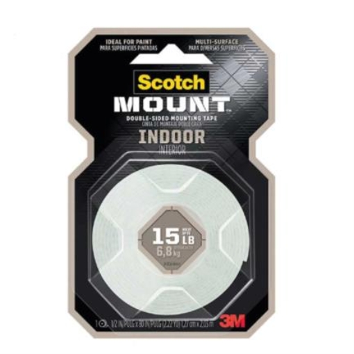 Imagen de Cinta de Montaje 3M Doble Cara 110H para Interiores 1.27cm x 2m