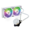 Imagen de Enfriamiento Líquido para CPU Cooler Master MasterLiquid 240L Core ARGB 240mm Compatible S 1200 1700 AM4 AM5 Blanco