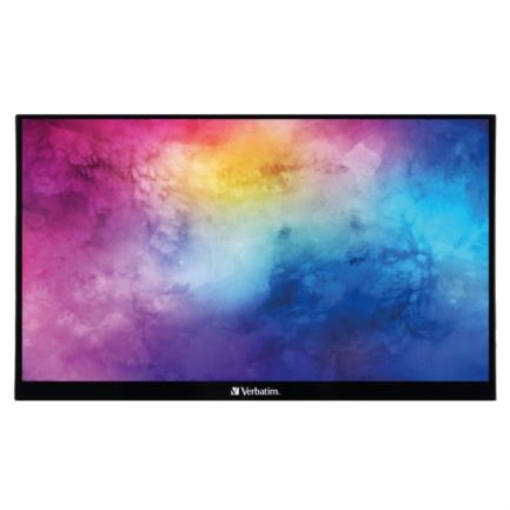 Imagen de Monitor Verbatim Portátil 14" Full HD Resolucion 1920x1080 Color Negro