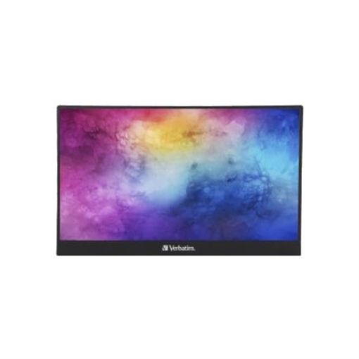 Imagen de Monitor Verbatim Portátil 15.6" Full HD Touch Resolución 1920x1080 Color Negro