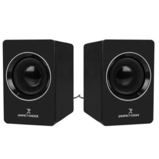Imagen de Bocina para Computadora Mosso Perfect Choice Sonido Estéreo 2.0 Conector USB Negro