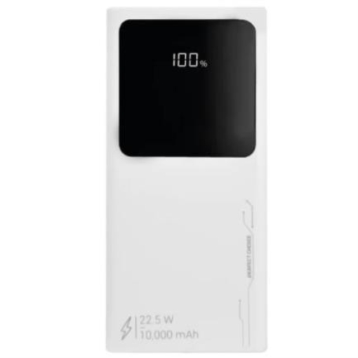 Imagen de Power Bank Perfect Choice Carga Rápida 10000 mAh 22.5W 4 Puertos USB Micro/A/C Color Blanco