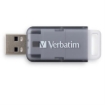 Imagen de Memoria USB VERBATIM Flash 2.0 SeaGlass 64GB - Gris