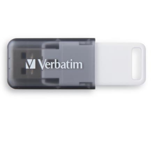 Imagen de Memoria USB VERBATIM Flash 2.0 SeaGlass 64GB - Gris