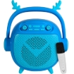 Imagen de BOCINA VORAGO BSP-205 BLUETOOTH / MSD / USB / 3.5MM MICROFONO CON MODOS DE VOZ COLOR AZUL
