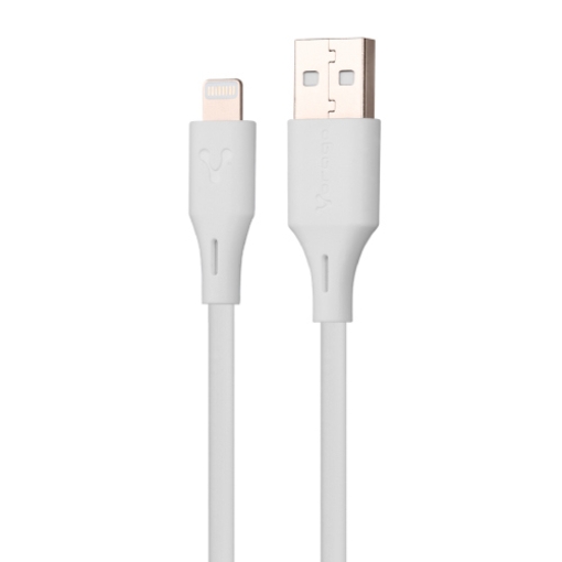 Imagen de CABLE VORAGO CAB-L01W USB-APPLE LIGHTNING 1 METRO BLANCO