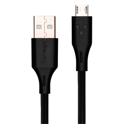 Imagen de CABLE USB VORAGO CAB-M01B USB-  MICRO USB 1 METRO NEGRO