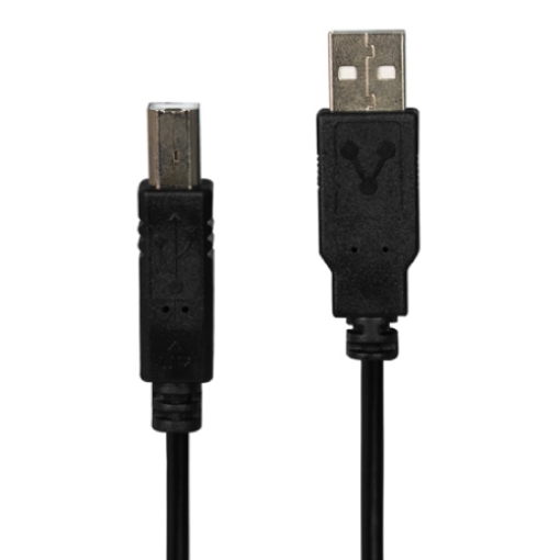 Imagen de CABLE VORAGO CAB-AB018 PARA IMPRESORA  USB/AB 2.0 1.8 MTS