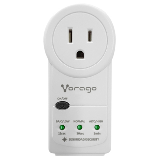 Imagen de PROTECTOR DE VOLTAJE VORAGO AVR-300 RJ45/RJ11 PORTATIL 1800W ELECTRODOMESTICOS BLANCO