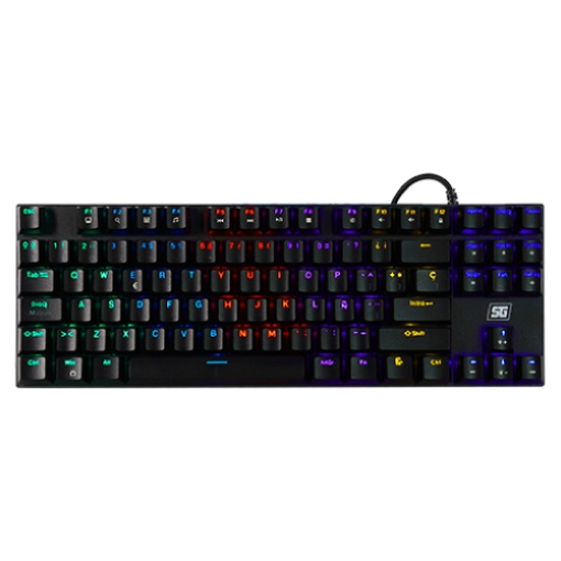 Imagen de TECLADO VORAGO START THE GAME KB-600 MECANICO TKL RGB RAINBOW SOFTWARE NEGRO