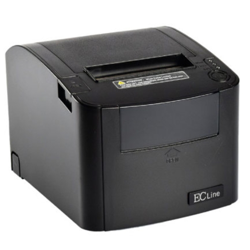 Imagen de IMPRESORA ECLINE TERMICA VEL DE IMPR 300 mm/s PAPEL 80 mm CORTAUT INTERFAZ USB+SERIAL+ETHERNET