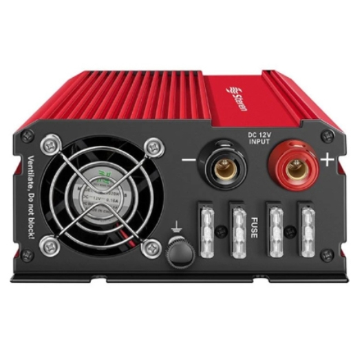 Imagen de INVERSOR DE VOLTAJE STEREN 12 VCD A 110 VCA 150