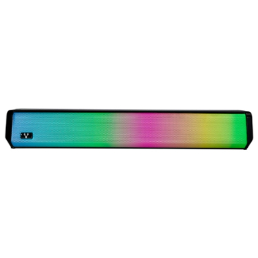 Imagen de BOCINA VORAGO BSP-320 BLUETOOTH / 5Wx2 /  3.5MM / USB / ILUMINACION RGB / NEGRO