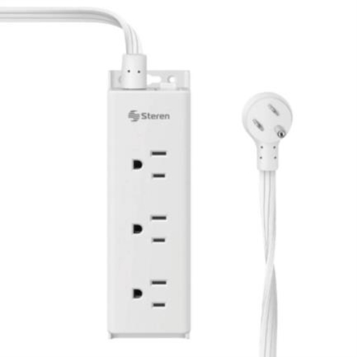 Imagen de Tira Multicontacto Steren de 9 Salidas Longitud 1.1m Blanco