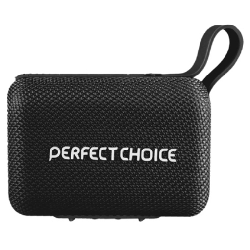 Imagen de BOCINA PORTATIL PERFECT CHOICE INALAMBRICA SUGARY - NEGRO