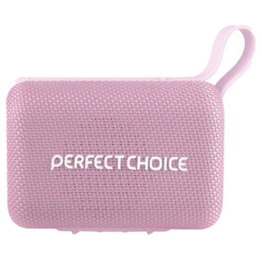 Imagen de BOCINA PORTATIL PERFECT CHOICE INALAMBRICA SUGARY - ROSA