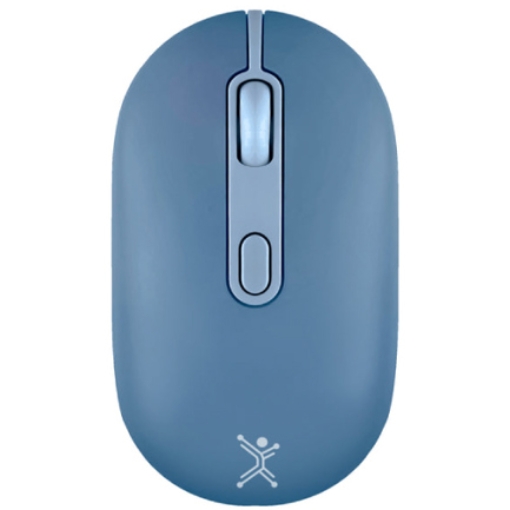Imagen de MOUSE RECARGABLE PERFECT CHOICE 2.4GHZ+BT CLIC SILENCIOSO COLORI - AZUL