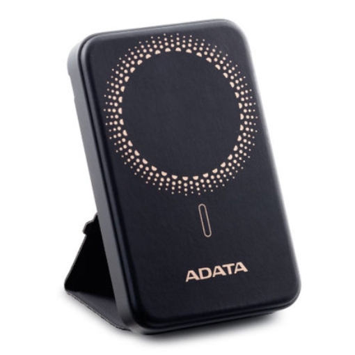 Imagen de POWER BANK ADATA R050 CARGA RAPIDA Y MAGNETICA INALAMBRICO 5000 MAH NEGRO.