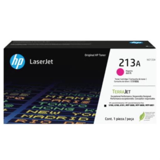 Imagen de Tóner HP Original LaserJet 213A Láser Rendimiento 3000 Páginas Color Magenta