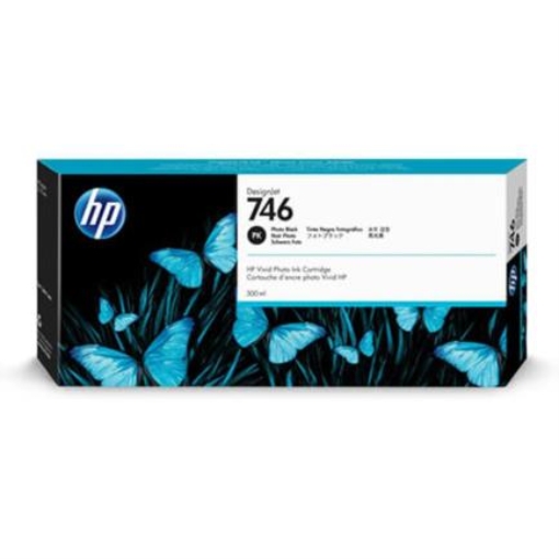 Imagen de TINTA HP LF 746 NEGRO FOTO 300 ML