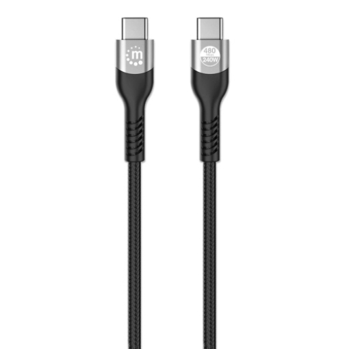 Imagen de Cable Manhattan USB-C de Carga USB2.0 2m Color Negro