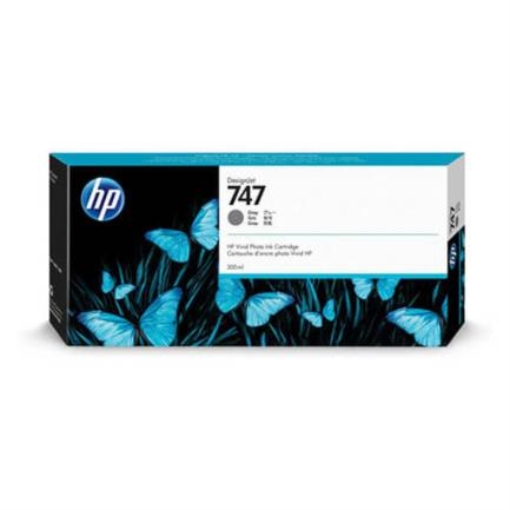 Imagen de TINTA HP LF 747 GRIS 300 ML