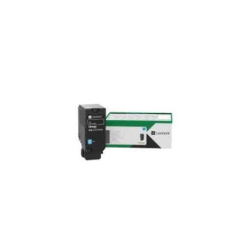 Imagen de Cartucho de toner Lexmark color cian del programa de devolucion para 5 mil paginas