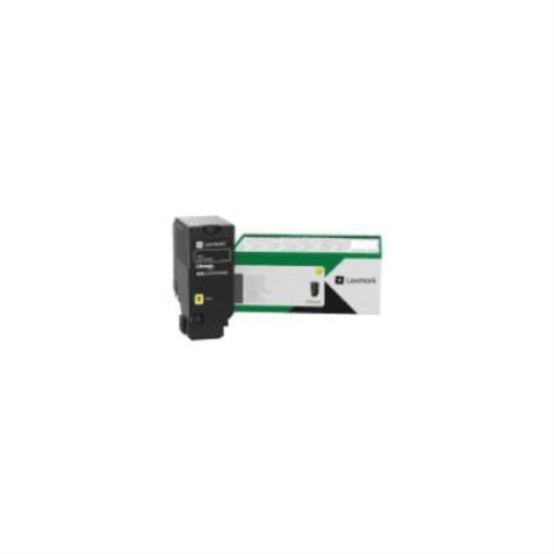 Imagen de Cartucho de toner Lexmark color amarillo del programa de devolucion para 5 mil paginas