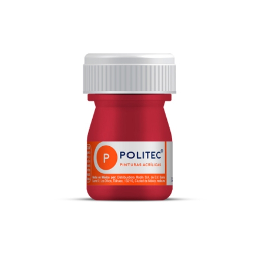 Imagen de Pintura Acrilica Politec Rojo Toluidino 20 ml No 309 caja c/12 piezas
