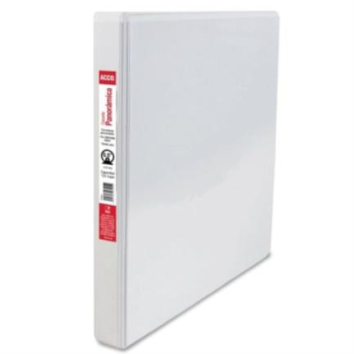 Imagen de Carpeta Acco Brillante 1/2 Aro O Carta Color Blanco