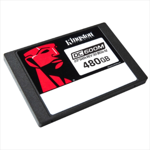 Imagen de Unidad de Estado Sólido SSD Kingston 480 GB DC600M SATA Enterprise 2.5" Uso Mixto