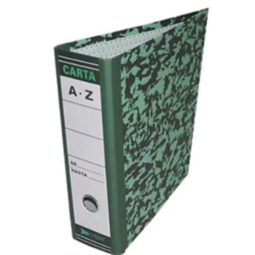 Imagen de Registrador Kyma Tamaño Carta Color Verde Jaspeado