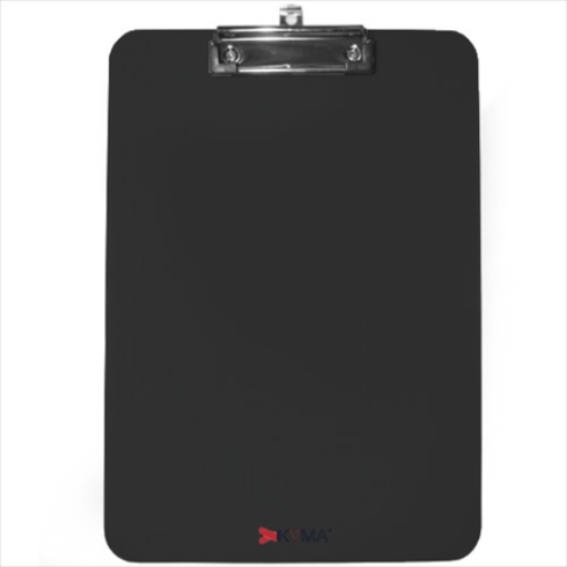 Imagen de Tabla Agarrapapel Kyma Acrílico Tamaño Carta con Broche Tipo Clip Color Negro
