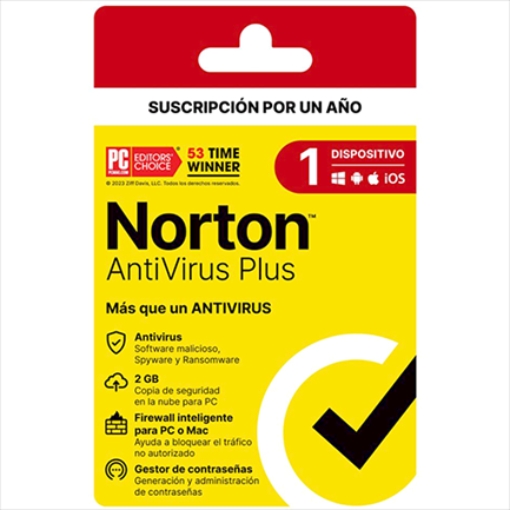 Imagen de Licencia Antivirus Norton Plus 1 Año 1 Dispositivo 21443389