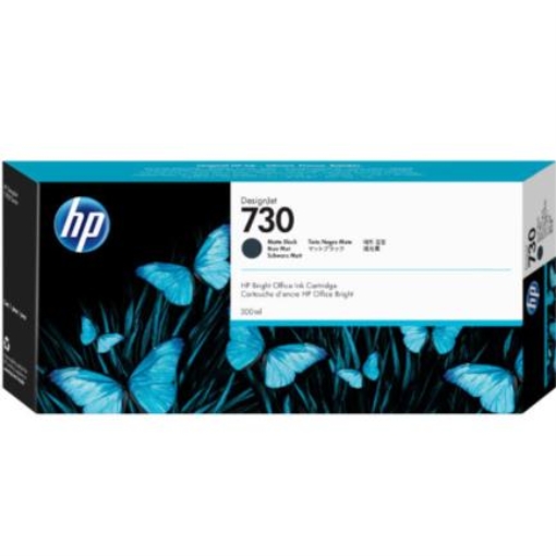 Imagen de TINTA HP LF 730 NEGRO MATE 300 ML