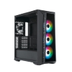 Imagen de Gabinete Gamer Cooler Master MasterBox MB520 ARGB Media Torre ITX mATX ATX 3xFan ARGB Cristal Templado Negro