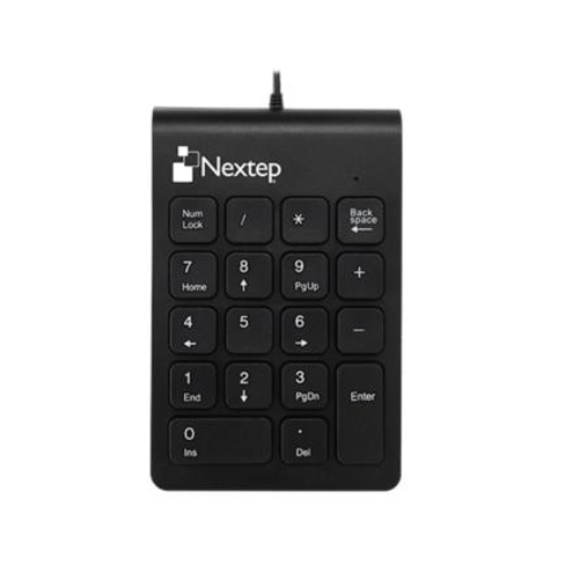 Imagen de Teclado Numerico Nextep Alambrico Usb 18 Teclas