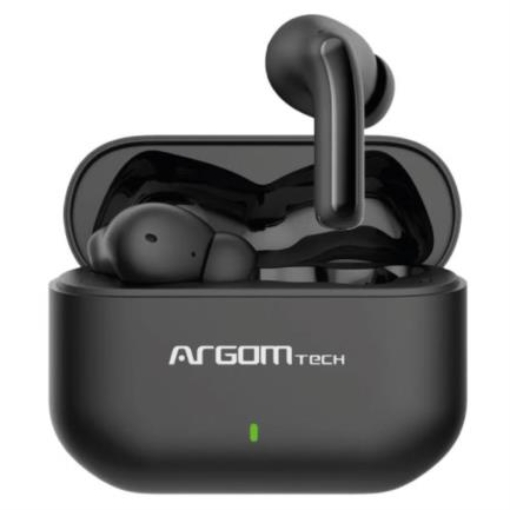 Imagen de Audifonos Argomtech Inalámbricos Skeipods E85 Control Táctil Resistente al Agua Carga Rápida Bluetooth 5.3 Color Negro