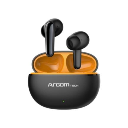 Imagen de Audifonos Argomtech Inalámbricos Skeipods E20 Control Táctil Resistente al Agua Color Negro