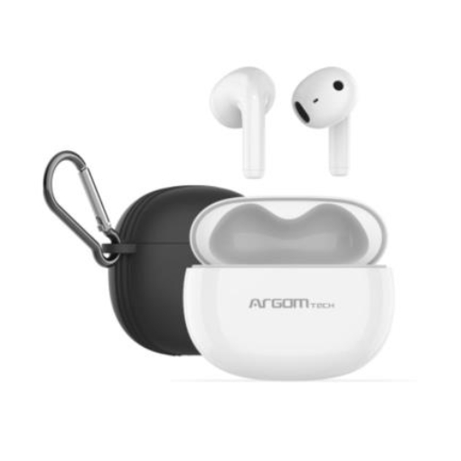 Imagen de Audifonos Argomtech Inalámbricos Skeipods E56 Control Táctil Resistente al Agua Color Negro